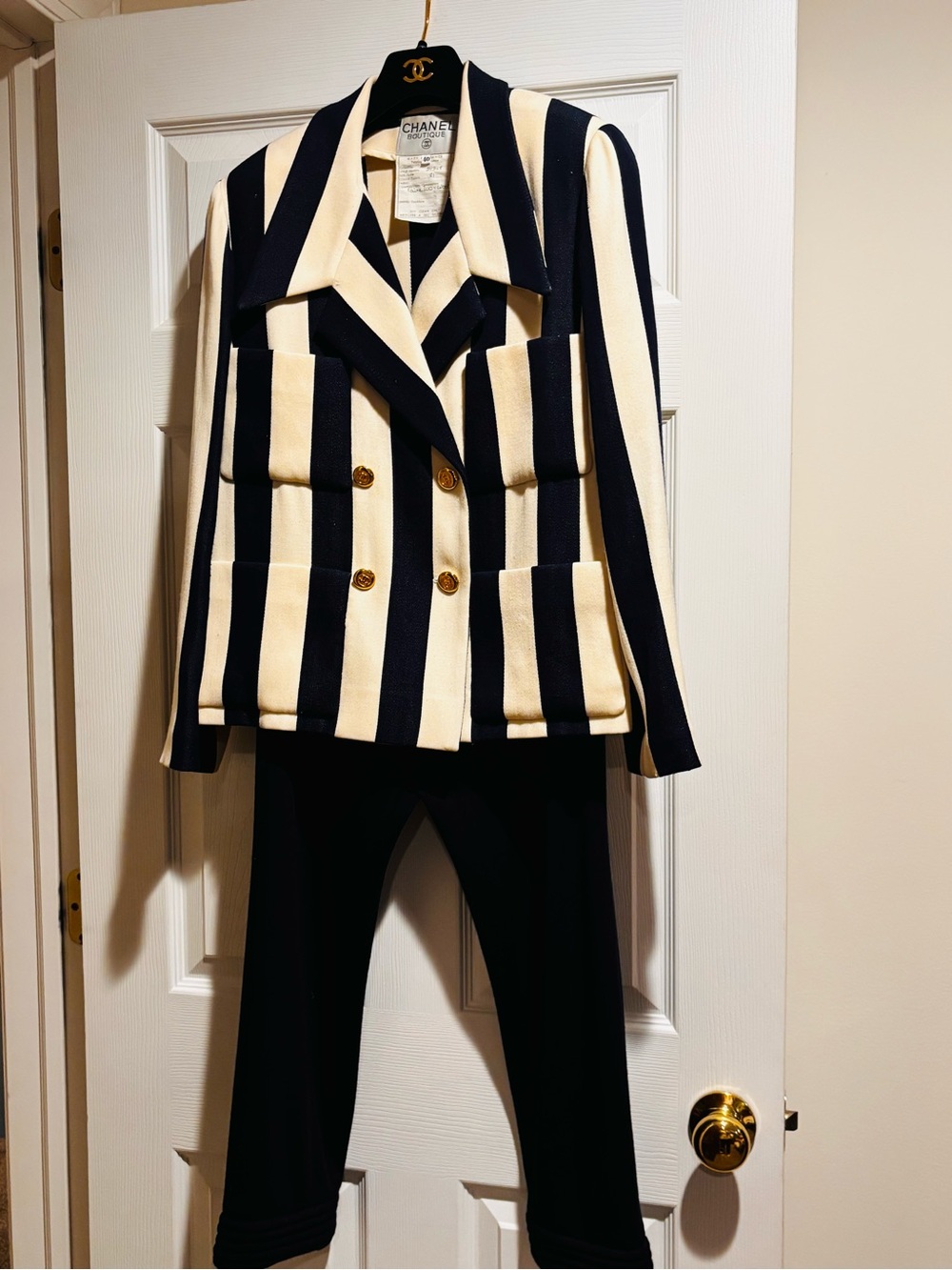 Classic Vintage CHANEL Striped Jacket - Picture 2 of 9